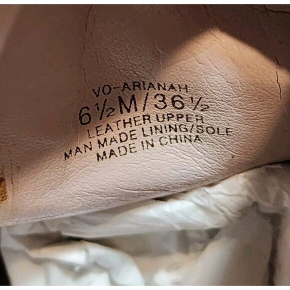 VINCE CAMUTO 6.5M BROWN BOOTIES TAUPE VO ARIANAH SNAKE SKIN NEUTRAL STILETTOTAN - Picture 15 of 16